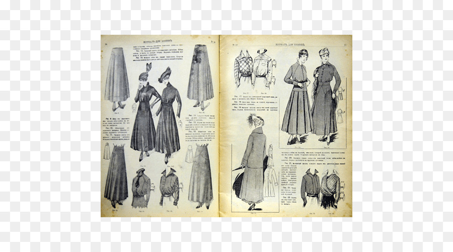 Catalogue De Mode Vintage，Vêtements PNG