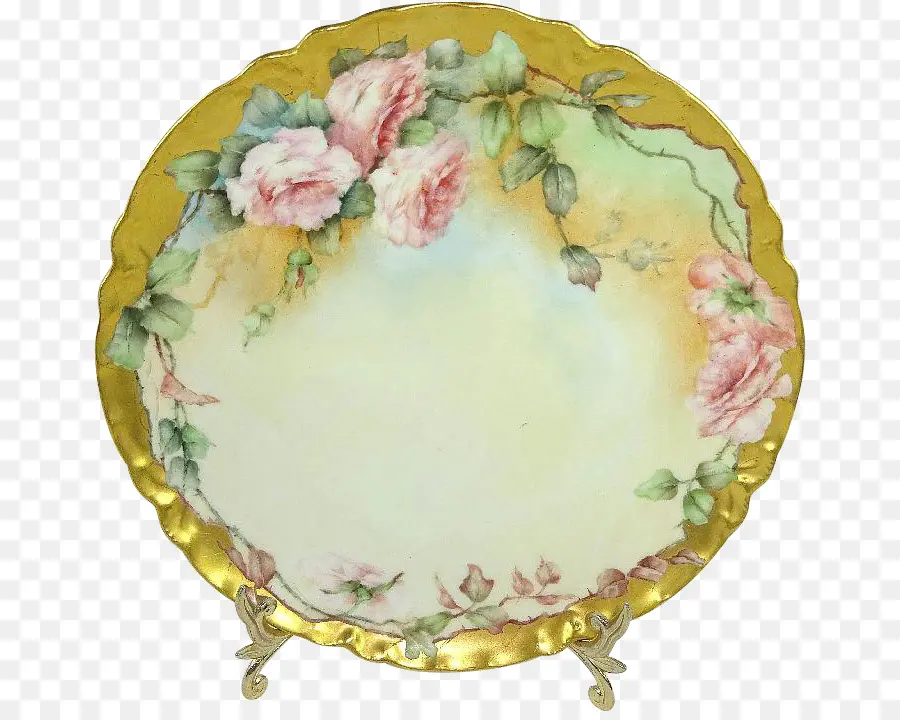 Assiette Décorative，Floral PNG