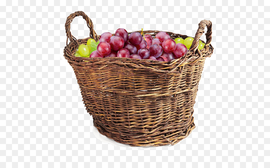 Panier De Raisins，Fruit PNG