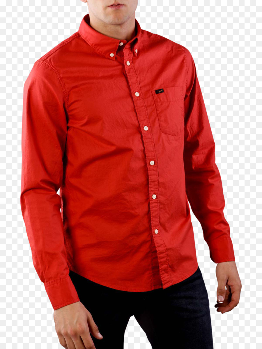 Chemise Rouge，Boutonné PNG