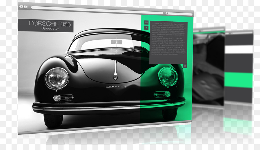 Voiture Compacte，Porsche 356 PNG