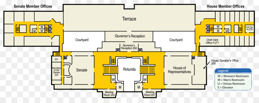 Capitole Des états Unis，Plan D étage PNG