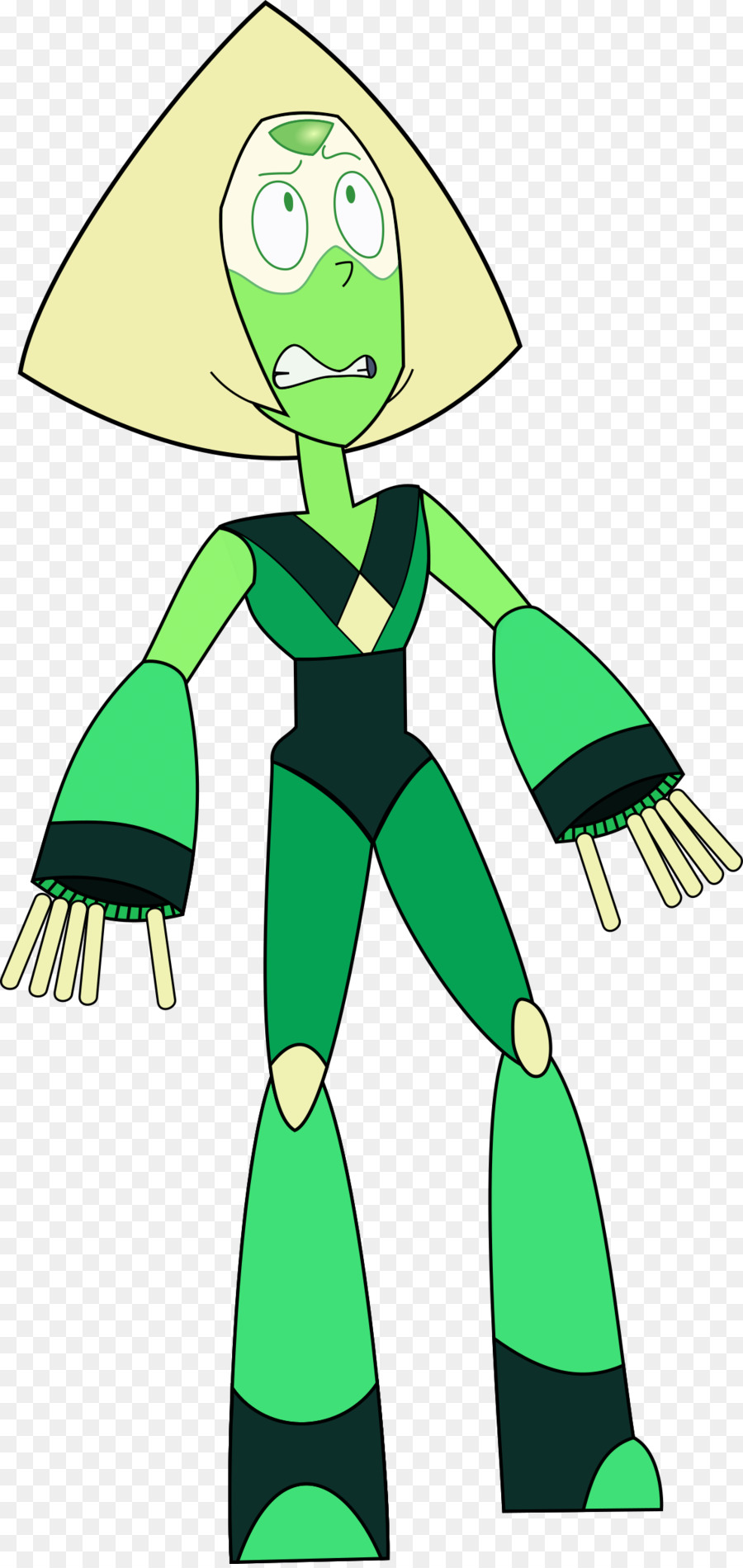 Personnage De Dessin Animé Vert，Animé PNG