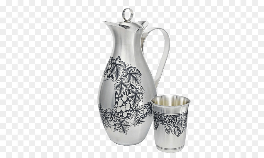 Pichet En Argent，Tasse PNG