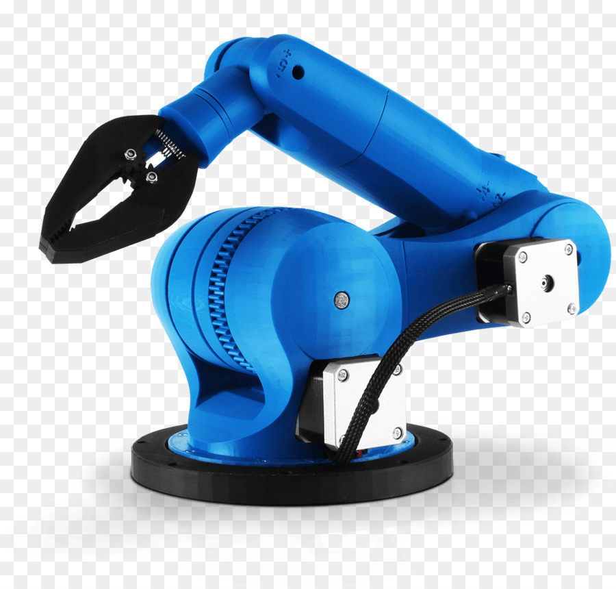 Bras Robotique，Bleu PNG