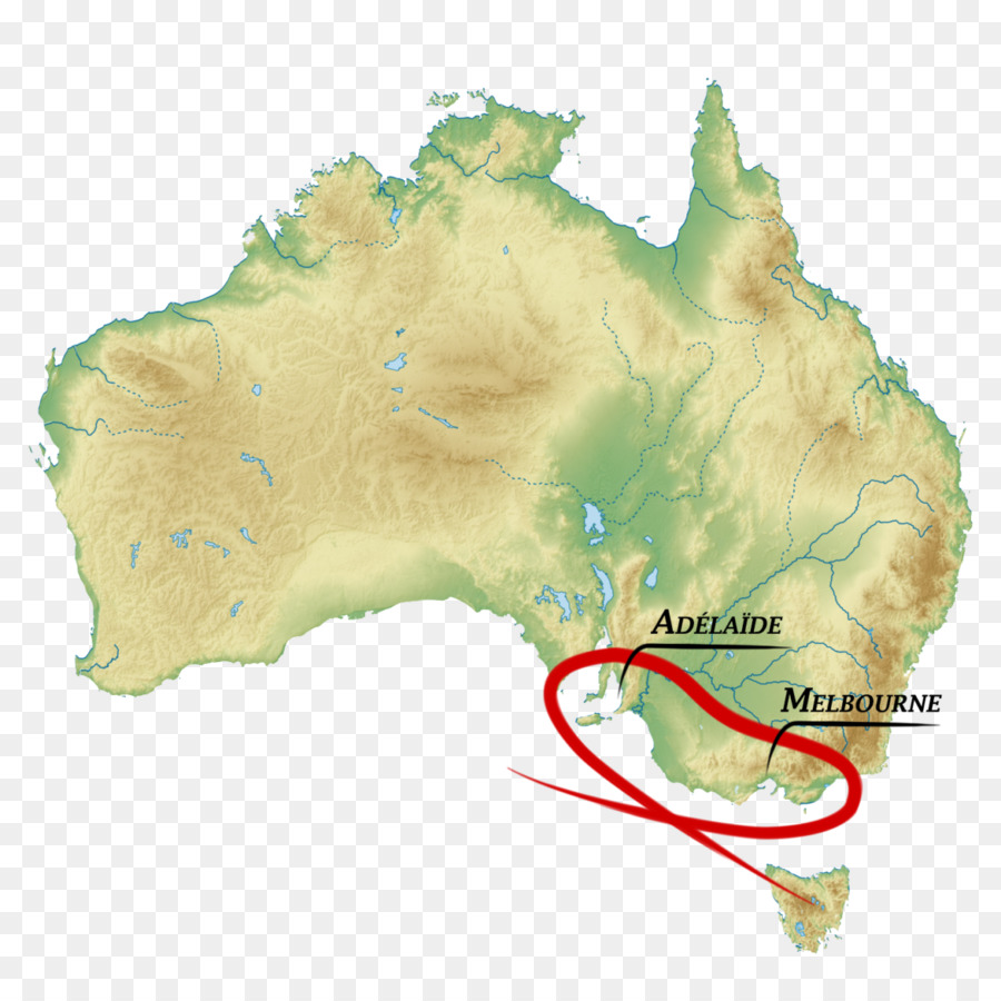 Carte De L'australie，Adélaïde PNG