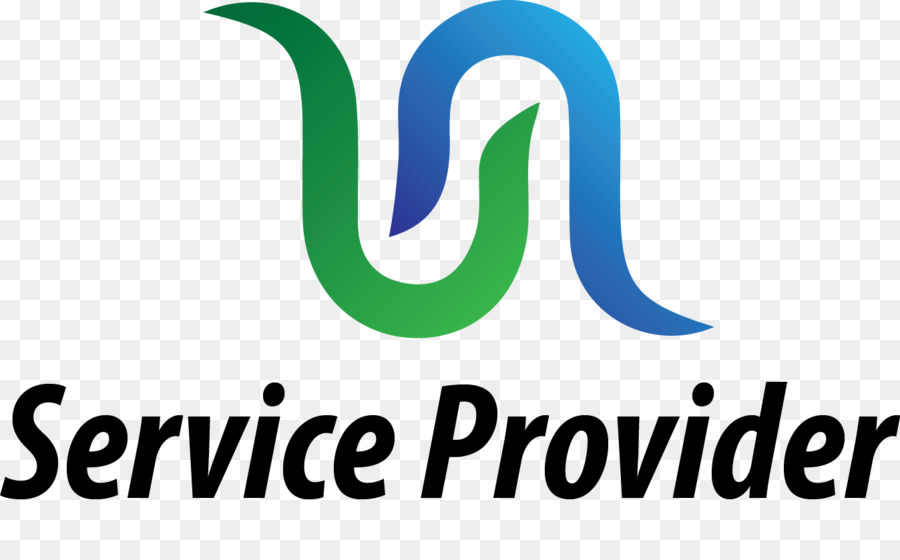 Logo Du Fournisseur De Services，Bleu PNG