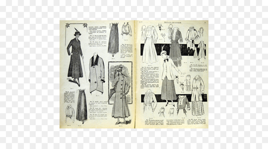 Catalogue De Mode Vintage，Vêtements PNG