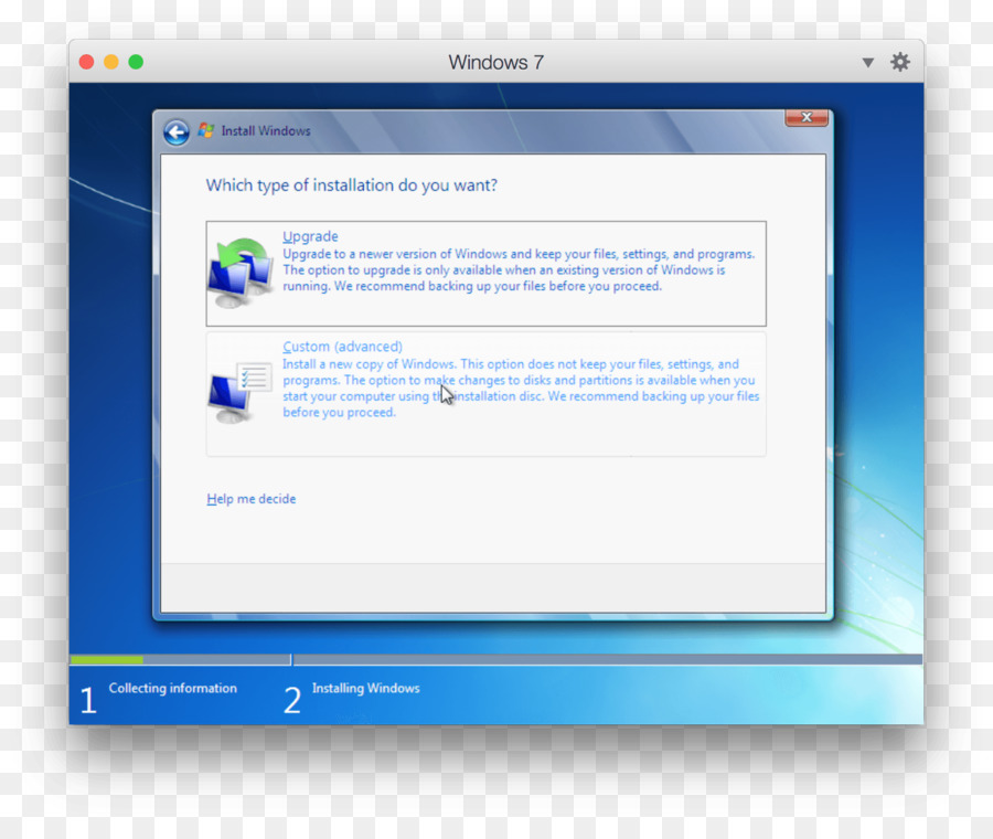 Windows 7，Installation PNG