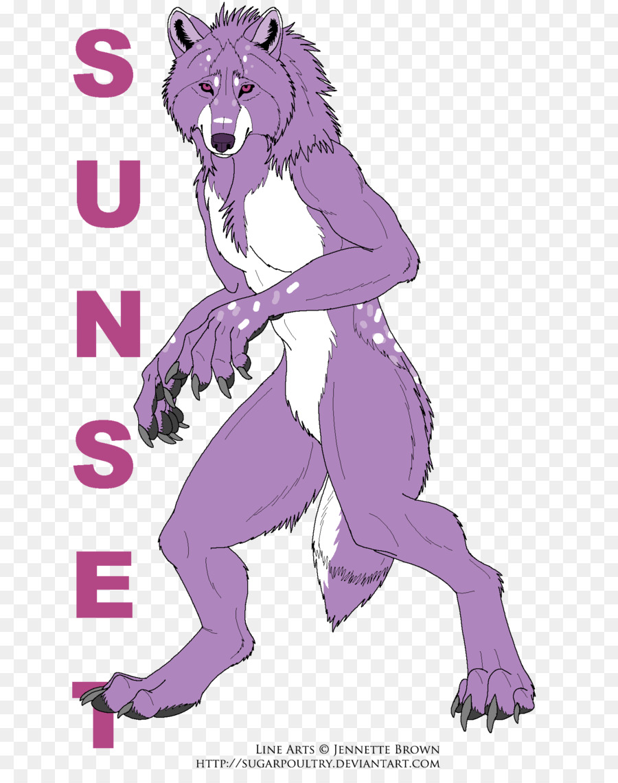 Loup Garou Violet，Loup Garou PNG