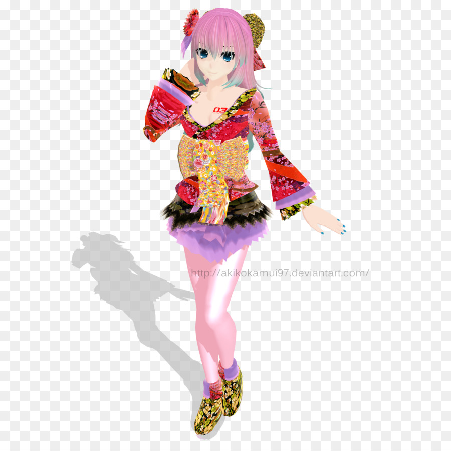 Kimono，Megurine Luka PNG