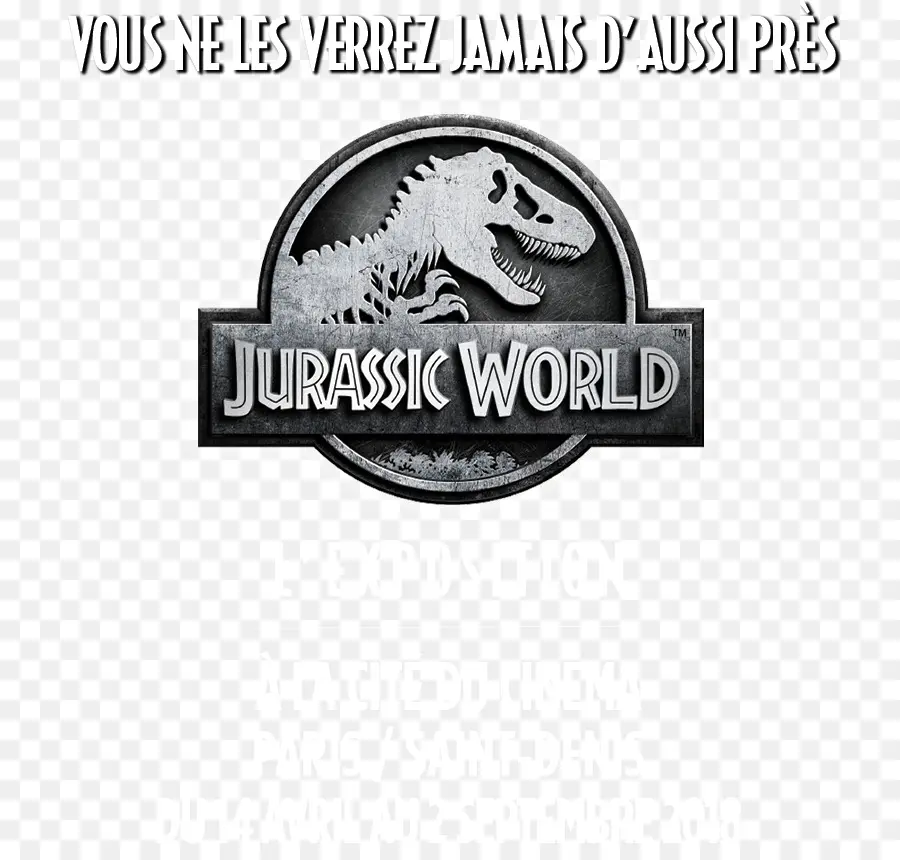 Logo Du Monde Jurassique，Dinosaure PNG