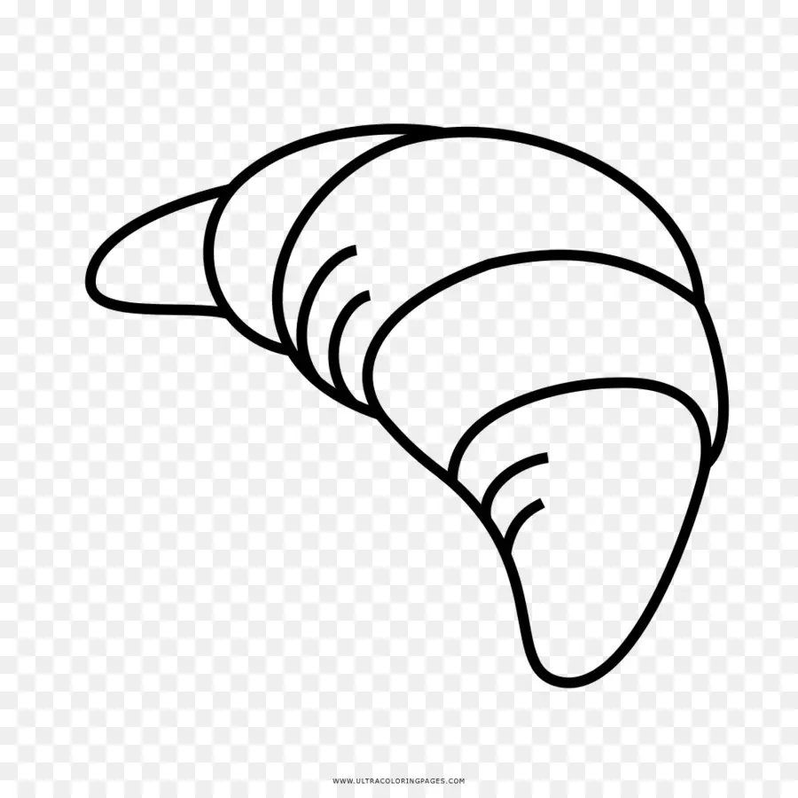 Croissant，Livre De Coloriage PNG