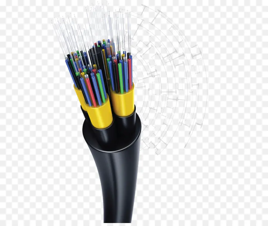 Câble à Fibre Optique，Internet PNG