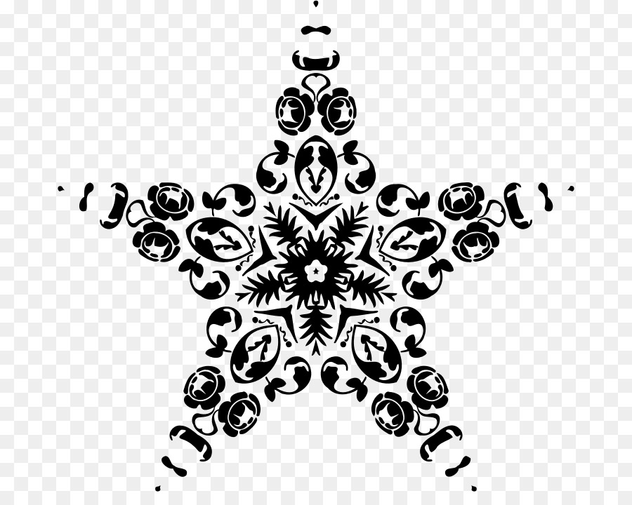 Flocons De Neige，Noir PNG