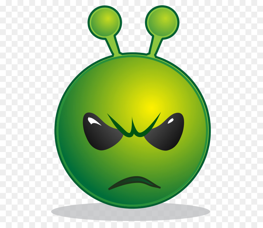 Extraterrestre En Colère，Vert PNG