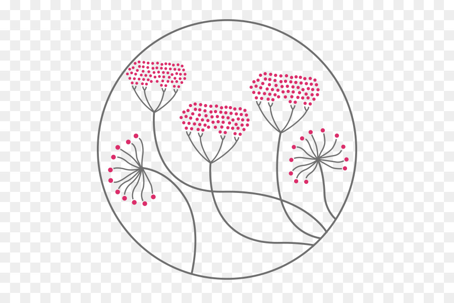 Design Floral，Cercle PNG