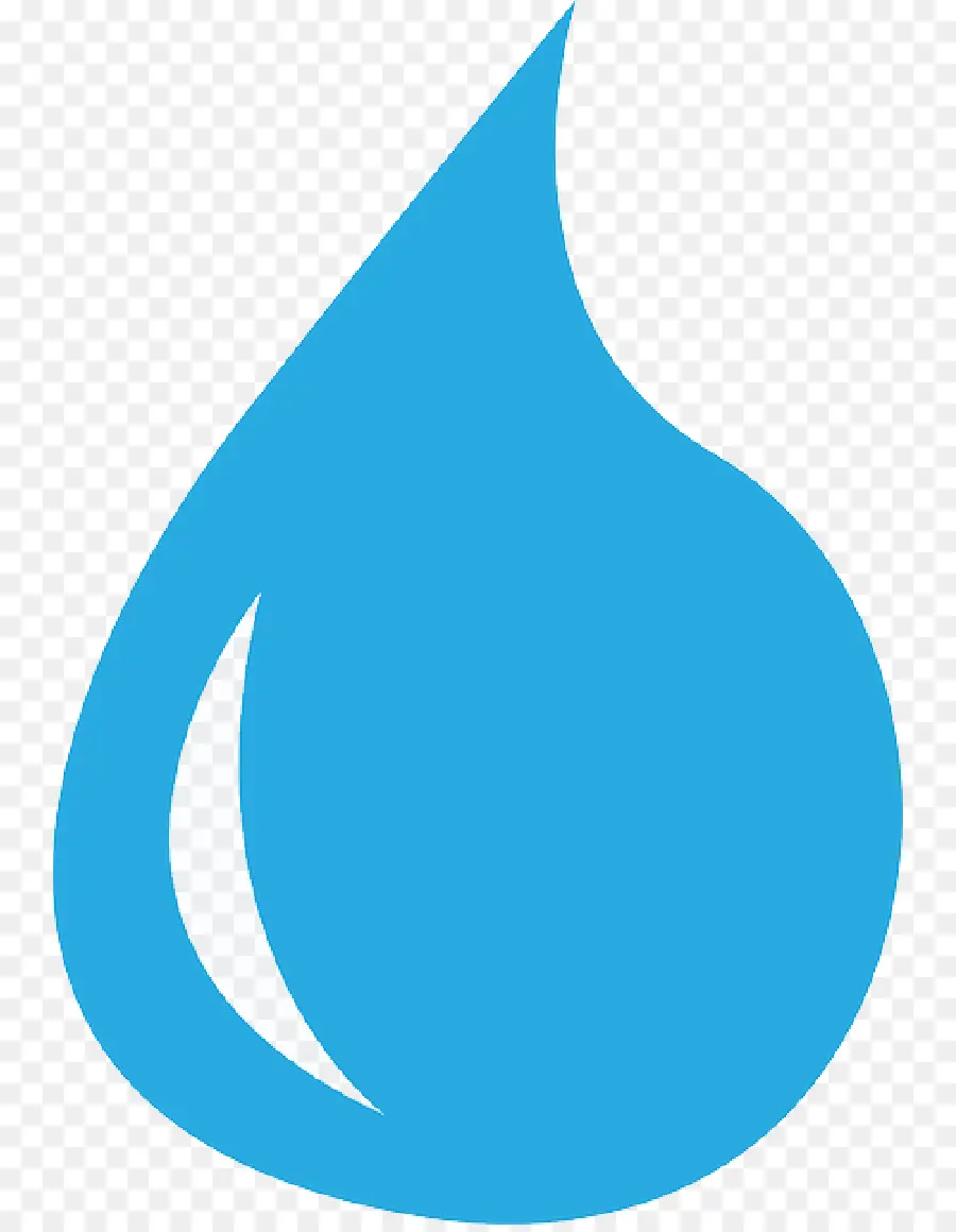 Goutte D'eau Bleue，Liquide PNG