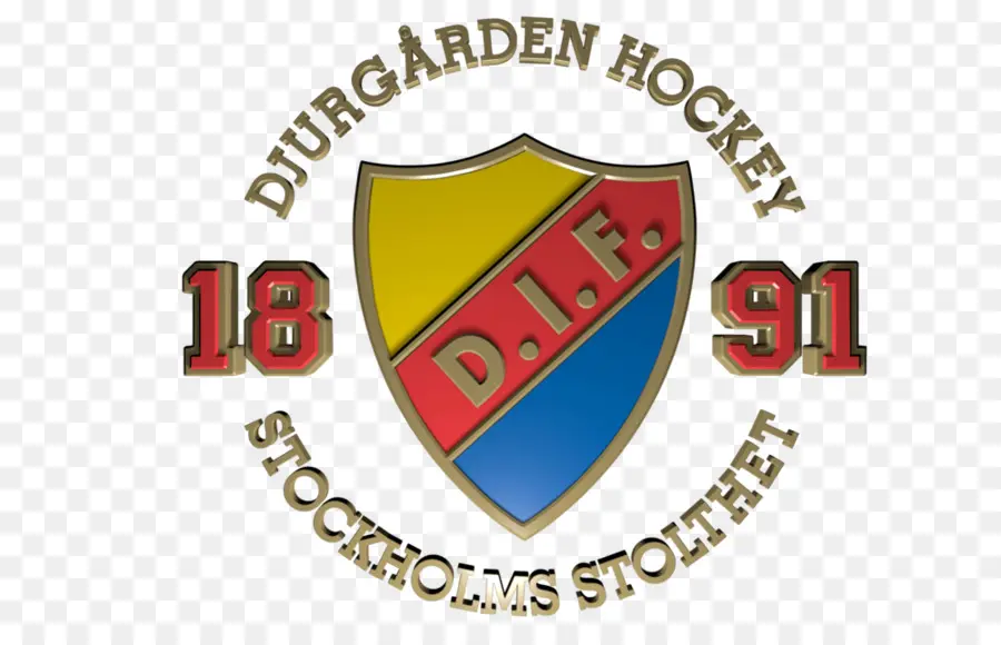 Logo De Hockey De Djurgarden，Hockey PNG