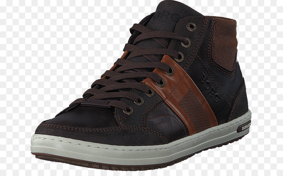 Baskets En Cuir Marron，Chaussure PNG