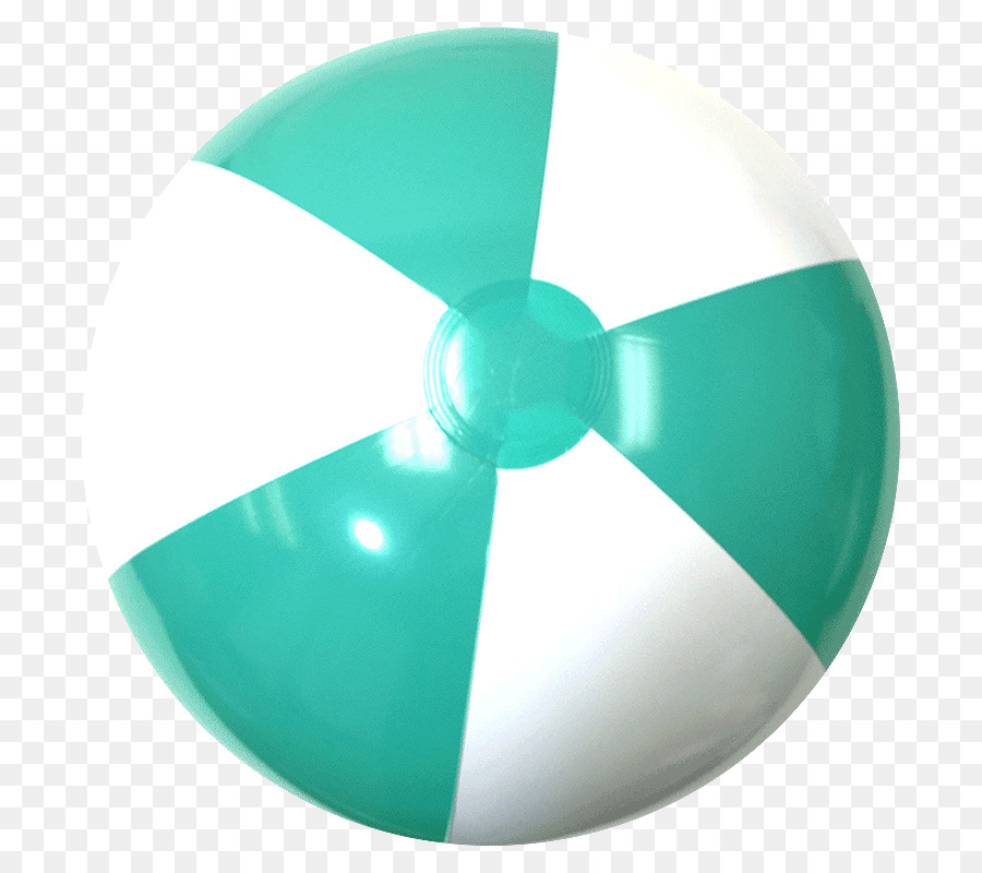 Ballon De Plage Vert Et Blanc，Gonflable PNG