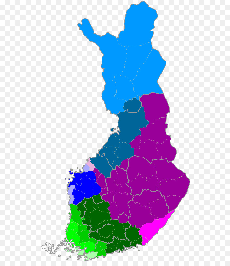 La Finlande，Carte PNG