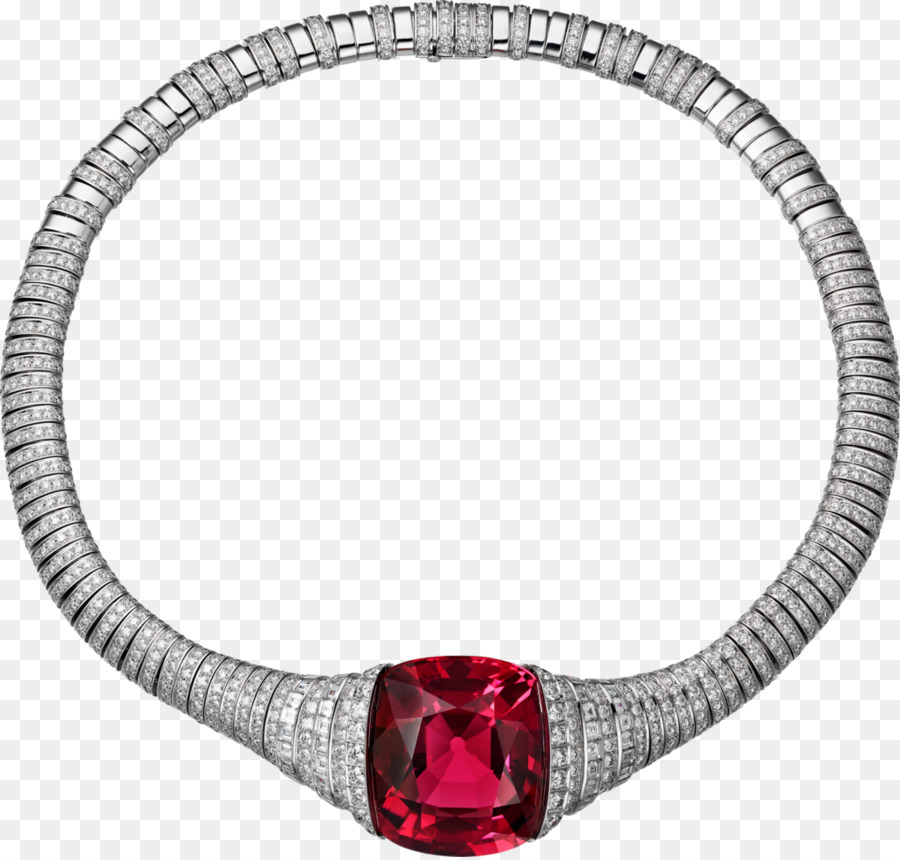 Collier De Pierres Précieuses Rouges，Gemme PNG