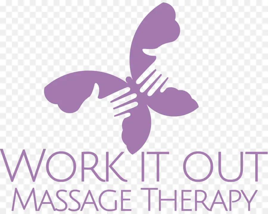 Logo De Thérapie De Massage Work It Out，Massage PNG