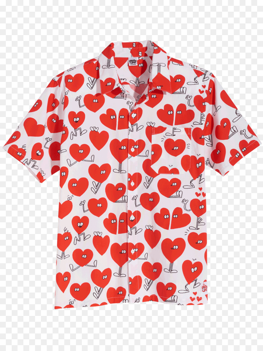 Chemise à Motif Coeur，Cœurs PNG