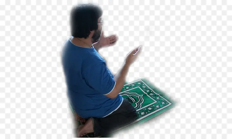 Homme Priant，Tapis De Prière PNG