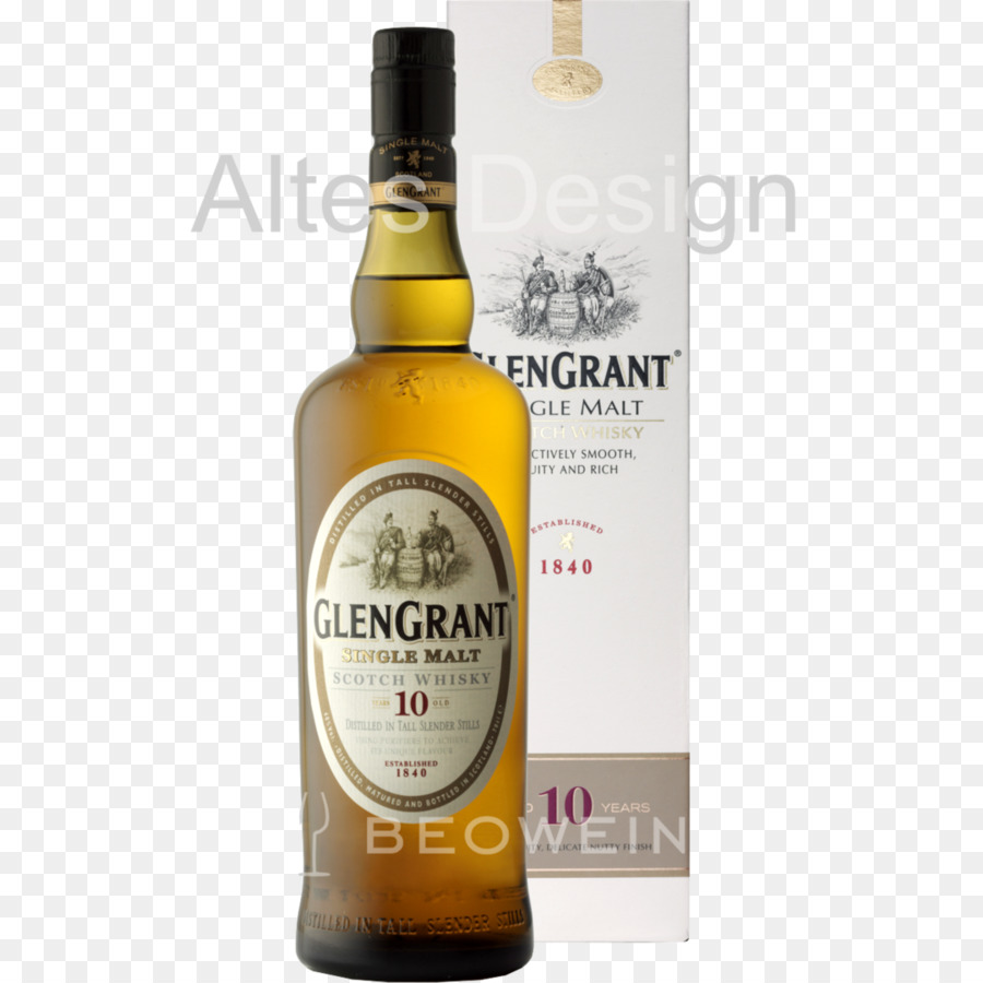 Whisky Single Malt，Distillerie Glen Grant PNG