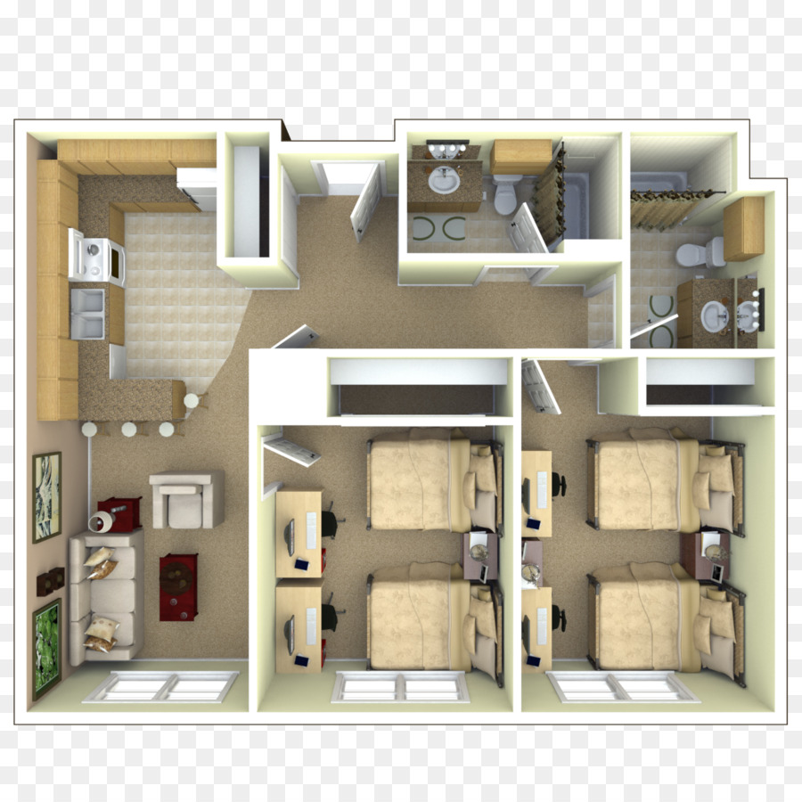 Disposition De L'appartement，Plan D'étage PNG