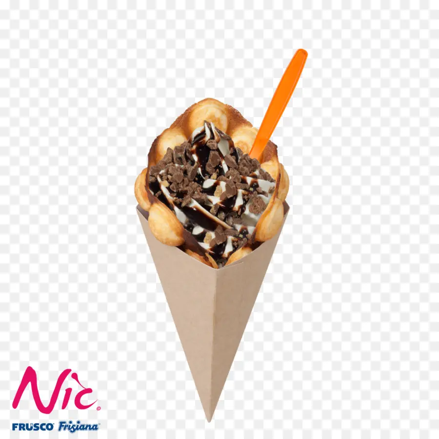 Cornet De Crème Glacée，Dessert PNG