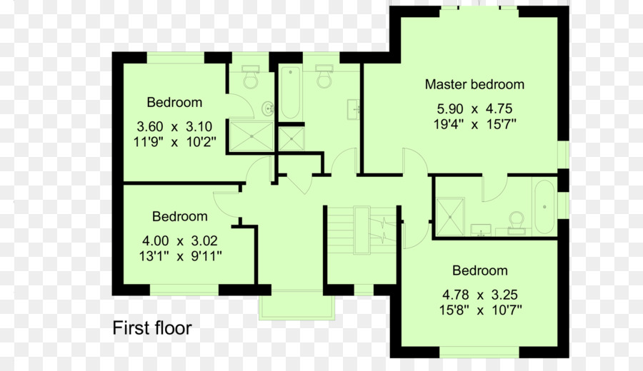 Plan D étage，Angle PNG