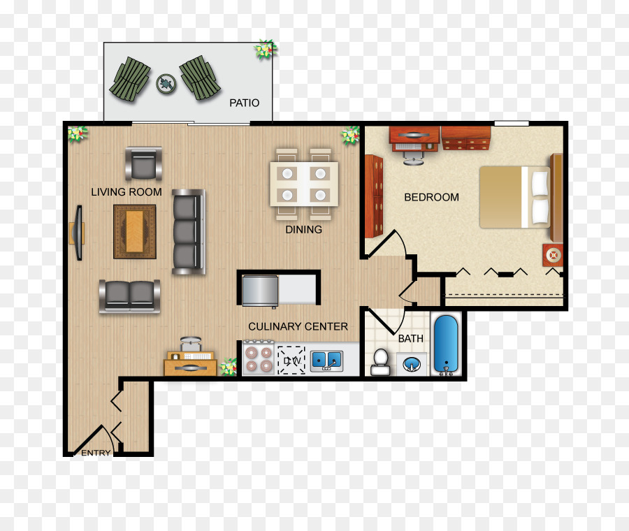 Disposition De L'appartement，Plan D'étage PNG