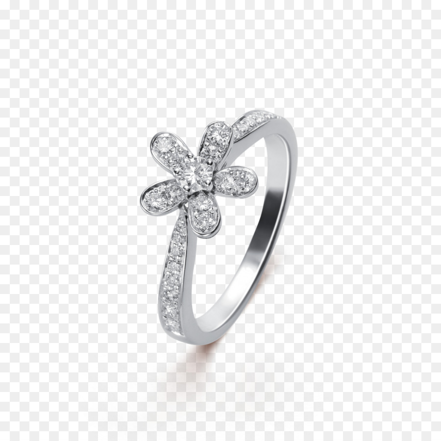 Bague Fleur，Diamant PNG