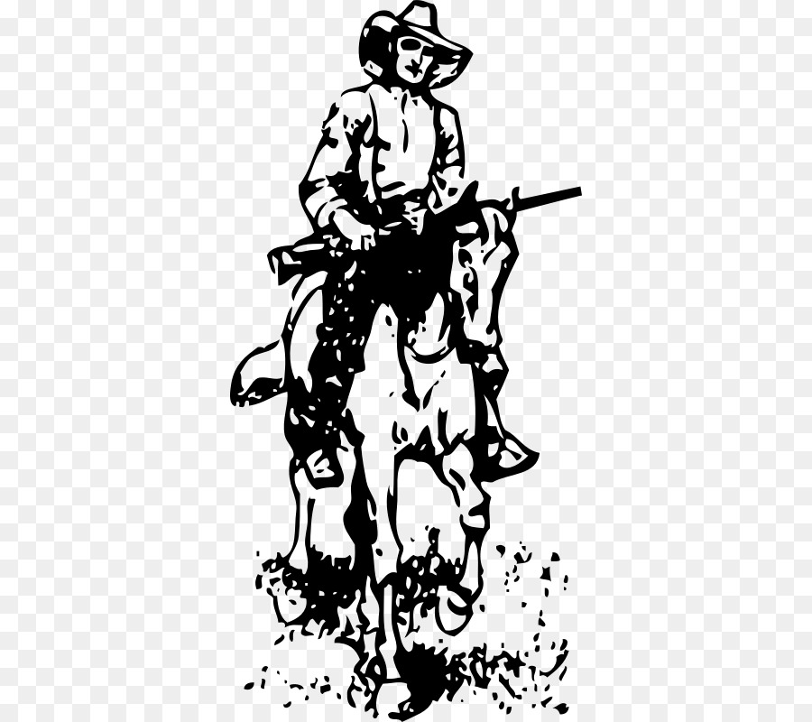 Cowboy à Cheval，Cavalier PNG