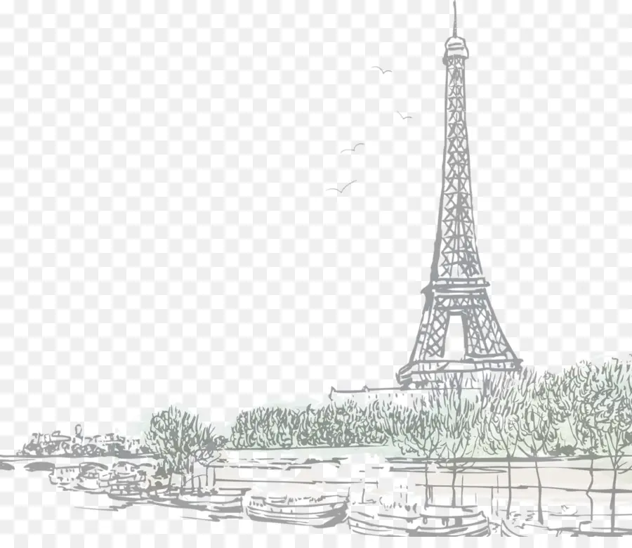 Tour Eiffel，Sacrécœur Paris PNG