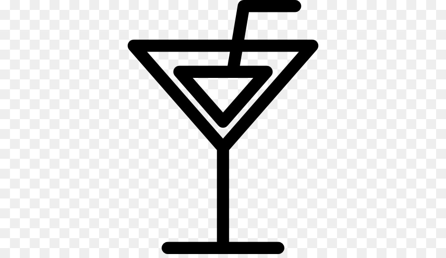 Verre à Cocktail，Paille PNG