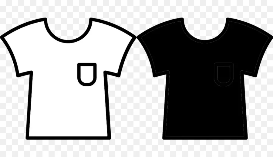 T Shirts Noirs Et Blancs，Vêtements PNG