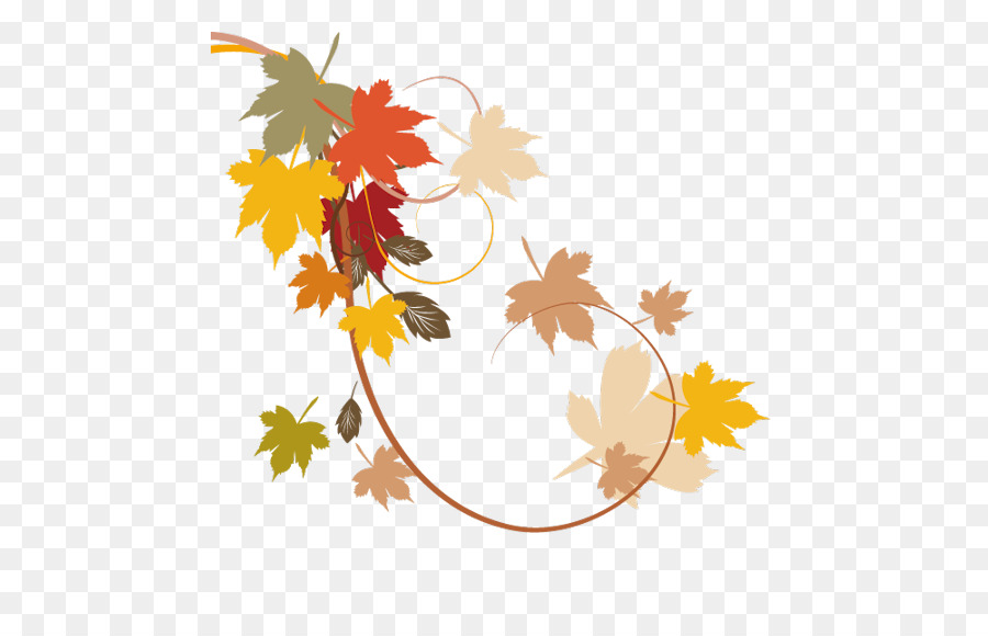 Feuilles D'automne，Automne PNG