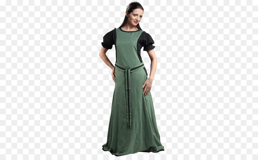 Femme En Robe Verte，Robe PNG