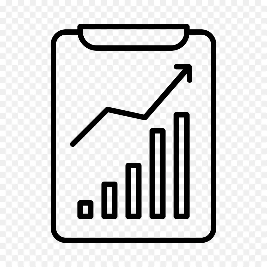 Graphique Dans Le Presse Papiers，Statistiques PNG