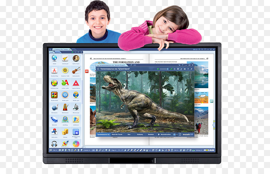 Enfants Avec écran Interactif，Interactif PNG