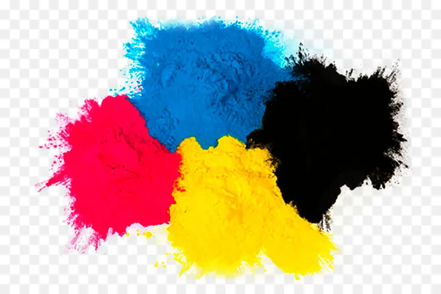 Poudre De Couleur，Peinture PNG