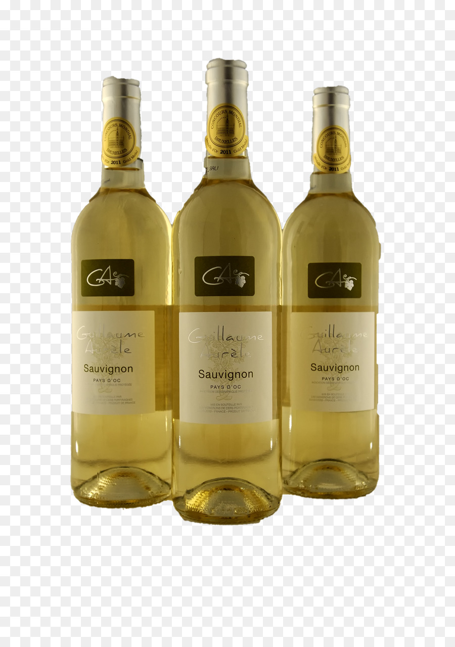 Vin Blanc，Bouteille En Verre PNG