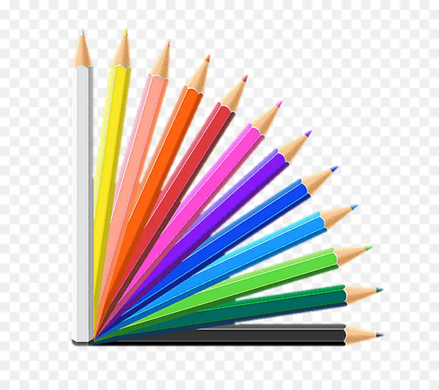 Crayons De Couleur，Art PNG