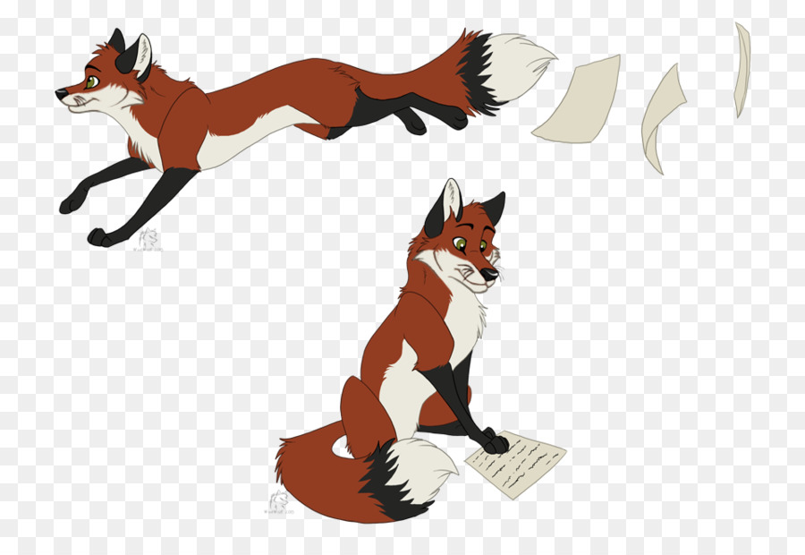 Renard Rouge，Dessin Animé PNG