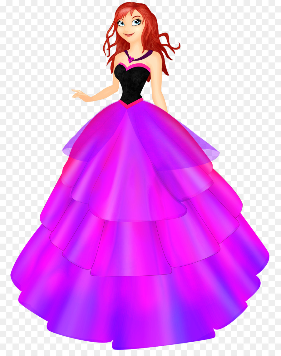 Poupée Princesse，Robe PNG