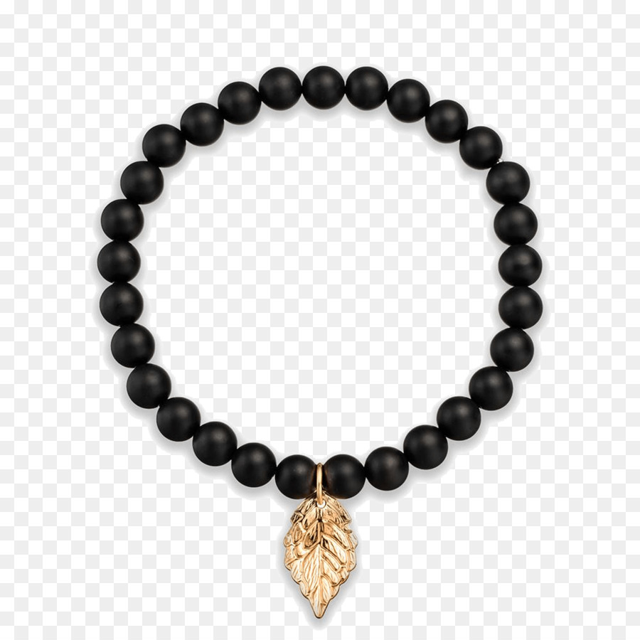 Bracelet En Perles Noires，Bracelet PNG